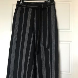 Black and White Palazzo Pants